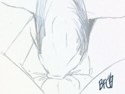 blowjob blueflamecarrot cum_in_mouth face_fucking female male throat_bulge throat_fuck