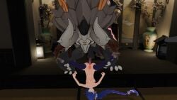 anal anal_sex genshin_impact hardcore hilichurls_(species) raiden_shogun