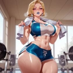 2d ai_generated ai_video animated animation balecxi bare_shoulders belly_button big_breasts blonde_eyebrows blonde_female blonde_hair blonde_hair blue_eyes blue_lips blue_nails bob_cut bottom_heavy bouncing_breasts breasts cleavage closed_mouth closed_mouth_smile curvy dance earrings emma_frost emma_frost_(marvel_rivals) eyelashes eyeshadow female front_view half-closed_eyes hips hips_wider_than_shoulders hourglass_figure huge_ass huge_hips indoors jewelry jiggle jiggle_physics jiggling_breasts kling_ai large_breasts looking_at_viewer marvel marvel_rivals midriff navel pants short_hair smile solo stay_blocky superheroine supervillainess tagme thick thick_legs thick_thighs video viewed_from_front wide_hips