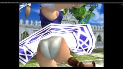 ass bandai_namco panties solo sophitia_alexandra soul_calibur soul_calibur_ii upskirt white_panties