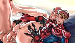 anal_sex deadpool gay marvel marvel_rivals nsfw spider-man spideypool yaoi