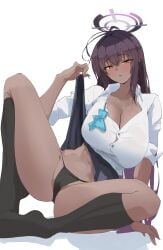 1girls aya_roushi blue_archive female karin_(blue_archive) solo solo_female tagme