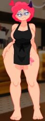 1futa afro afro_hair almost_naked almost_nude apron apron_only at_work background bex bex_hornhart big_breasts big_hips black_apron blue_glasses blurred_background blurry_background breasts breasts cafeteria circle_glasses circular_glasses confused confused_face confused_look confusion cute cute_face cute_futa cute_penis exaggerated_anatomy exaggerated_proportions eyelashes eyeliner feet flower_nipples freckles freckles_on_face freckles_on_hips freckles_on_shoulders freckles_on_thighs full_body fungus fungus_tattoo futa_only futanari futanari hand_on_hip heart heart-shaped_pupils heart_eyes heart_symbol horn no_clothes no_clothing open_mouth owo_glasses peach_skin penis penis_sticking_out pink_eyes pink_hair pink_nipples pink_pupils purple_horn round_breasts round_glasses round_hips solo standing tattoo tattoo_on_legs the_bex_owo thicc thick thick_breasts thick_hips thick_legs thick_thighs visible_teeth white_body white_skin white_teeth
