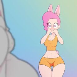 animated anthro ass_expansion bendzz bimbofication brainwash breast_expansion bunny expansion jiggling_ass jiggling_breasts shortstack shortstackification sloshing_breasts sound tagme transformation video