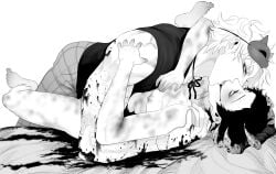 2boys anal anal_insertion anal_sex bara big_dom_small_sub blood_splatter blood_stain bruise bruised crying daan_(fear_and_hunger) dominant dominant_male domination eriurias73 fear_and_hunger fear_and_hunger:_termina french_kiss french_kissing fucked_into_submission fucked_senseless fucked_silly gay gay_anal gay_male gay_sex levi_(fear_and_hunger) maledom malesub missionary missionary_position missionary_sex size_difference submission submissive submissive_male tongue_kiss