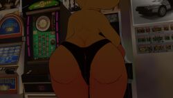 ass ass bubble_butt femboy gaming gay orange_skin panties scp-999 submissive thick_thighs vr vrchat vrchat_avatar