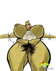 big_breasts chica_(fnaf) five_nights_at_freddy's fnaf hairy_pussy milf sansrubildo self_upload withered_chica