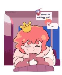 2boys bee_and_puppycat blowjob cooking_prince crimsonbun crown cute_boy deckard_wizard embarrassed nipples pastel pubic_hair public public_nudity red_hair tagme train train_interior white_hair white_pubes