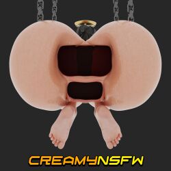 1girls ark_(fortnite) ass ass_focus asshole chains creamynsfw deepthroat fellatio female fetish fortnite gaping_anus public_use throat_fuck vacuum_fellatio