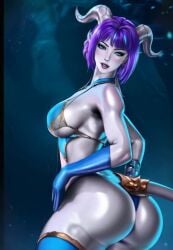 1girls ai_generated animated animated ass big_breasts bikini bikini_bottom bikini_top blizzard_entertainment blue_body blue_skin bouncing_breasts breasts civitai curvy curvy_body curvy_female curvy_figure curvy_hips curvy_thighs draenei female female_focus female_only horns kirillai monara original_character purple_hair solo solo_female solo_focus tagme thick_thighs video video warcraft world_of_warcraft