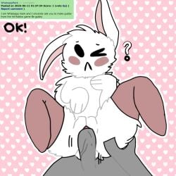 bunny_ears cute_face dick fur gubby gubby_(roblox) innocent open_legs pov_male pussy pussy_lips rabbit roblox socks_only