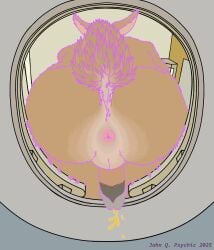 anthro anus ass big_glans big_penis bodily_fluids butt_focus canid canine castration_scar circumcised circumcision_scar echo_(game) echo_(series) echo_project eunuch feces fennec_fox fox genital_fluids genital_scar genitals glans gynomorph hi_res humanoid_genitalia humanoid_penis intersex jenna_begay john_q._psychic low-angle_view mammal orchiectomy_scar peeing penis pink_anus rule_63 scar sitting solo toilet toilet_pov toilet_use trans_(lore) trans_woman_(lore) true_fox urine watersports worm's-eye_view