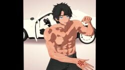 3d ass_grab fate/grand_order fate_(series) fujimaru_ritsuka_(male) huge_ass huge_breasts koikatsu mash_kyrielight meme muscular_male music pink_hair shorter_than_10_seconds sound tagme video