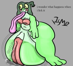 amphibian anthro big_clitoris big_pussy bodily_fluids bottom_heavy breasts clitoral_hood clitoris expansion female frog genital_expansion genital_fluids genitals huge_clitoris hyper hyper_clitoris hyper_genitalia hyper_pussy imminent_orgasm inverted_nipples ishitmypants long_tongue nipples nude pussy_expansion solo sound_effects tongue vaginal_fluids