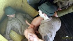 anal anal_sex anal_sex army ball_lick blowjob foursome gay gay_male gay_sex group group_sex medal_of_honor_airborne military oral oral_sex orgy soldier soldiers tommys_eagle_hq uniform ww2