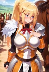 1girls ai_generated arzagod ass big_ass big_breasts black_bodysuit bodysuit breasts bubble_butt darkness darkness_(konosuba) dat_ass female huge_ass kono_subarashii_sekai_ni_shukufuku_wo! large_ass perfect_body seductive_look tagme thick_ass thick_thighs tight_bodysuit tight_clothing wide_hips