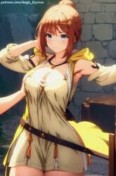 1boy 1girls accurate_art_style aegis_elysium afternoon ai-generated ai_art ai_assisted ai_edit ai_generated atelier_(series) atelier_ryza blue_eyes blush blushing_at_viewer breasts brown_hair cape cleavage day edit edited female female_focus gem grabbing grabbing_boobs grabbing_breast grabbing_breasts grass grassland groping groping_boobs groping_breast groping_breasts hair_ornament headpiece highres holding holding_boobs holding_breast horny horny_female huge_breasts jewelry large_breasts legs lewd male medium_hair naughty navel outdoors panties pervert pov provocative reisalin_stout rock shirt short_hair solo solo_focus straight symbol thick thick_breasts thick_thighs thighs touching_breast touching_breasts vegetation wall wall_(structure) watermark wood wooden_floor