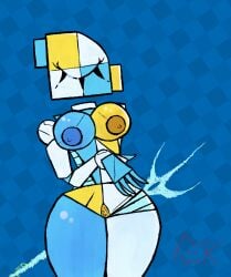 breasts chains claws die_of_death_(roblox) eyelashes harken_(die_of_death) pussy roblox roblox_game spear standing thighs