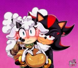 big_breasts blush breast_grab breasts commission commissions_open heart_symbol lanolin_the_sheep meme meme_reference mobian mobian_(species) mobian_hedgehog mobian_sheep procyon't procyonsfw_star shadow_the_hedgehog smiling sonic_(series) sonic_the_hedgehog_(idw) sonic_the_hedgehog_(series)