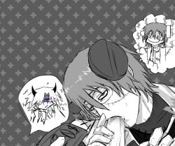 blowjob franken_stein gay male male/male manga_style soul_eater sucking sucking_penis
