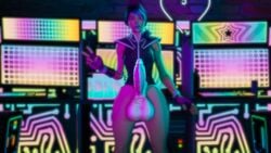 3d big_balls big_penis black_hair dickgirl fortnite futanari intersex n3xivm penis sparkle_supreme tagme