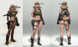 3d abs arm_sleeves ass bare_legs bare_midriff bare_shoulders belly big_breasts blonde_hair boots breasts brown_eyes bubble_butt busty butt cassie_cage cleavage concept_art crop_top dog_tags elbow_gloves eyelashes female female_focus female_only fit fit_female full_body g-string gun headband holster hourglass_figure knife large_breasts lipstick long_hair military mortal_kombat mrsmugbastard navel official_art pinup pose posing skimpy skimpy_clothes soldier solo sonya_blade sonya_blade_(cosplay) tagme tank_top thigh_holster thong toned toned_female wide_hips