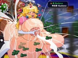 1futa 1girls 1up ahe_gao areolae bent_over big_belly blonde_hair bottomless bowsette breast_expansion breasts breasts_bigger_than_head bulge clothed clothing cum cum_everywhere cum_inside cum_on_body cum_on_face cum_overflow cumflated_belly cumflation dark-skinned_futanari dark_skin deep_penetration duo enormous_cock erection excessive_cum excessive_lactation female futa_on_female futanari game_mechanics gameplay_mechanics groping_breasts huge_breasts huge_cock human hyper_breasts hyper_cumflation hyper_penetration hyper_penis hyper_stomach_bulge impregnation inflation lactation light-skinned_female light_skin mario_(series) mario_party mostly_nude nintendo nipples paizuri penetration princess princess_peach rolling_eyes royal_slut self_upload sex standing stomach_bulge stomach_bulge_paizuri theripoffer tongue tongue_out topwear torn_clothes vaginal_penetration