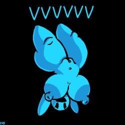 big_breasts big_thighs captain_viridian curvy_figure cyan_body filthyskull light_blue_body light_blue_skin simple_face tagme tagme_(character) upside-down vvvvvv