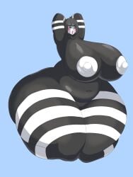 ass big_ass big_breasts big_butt big_thighs black_body black_hair breasts chubby_belly chubby_female drawthedraw female five_nights_at_freddy's fnaf giant_ass giant_butt giant_thighs huge_ass huge_boobs huge_breasts huge_butt huge_thighs hyper hyper_ass hyper_butt marionette_(fnaf) puppet_(fnaf) puppet_(thepuppetlover) solo solo_female thick_thighs thighs white_skin