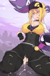 1girls breasts cum cum_in_pussy cum_inside female gastly haunter hypnosis_ending pokemon rape tagme yanje