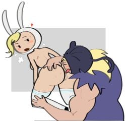 adventure_time analingus_from_female anilingus female_bodybuilder fionna_campbell fionna_the_human_girl lesbian_sex muscular_female rimming rimming_female susan_strong yuri