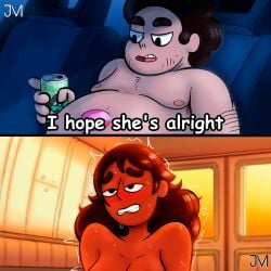 beer connie_maheswaran cuckold jasonmrcurdy netorare orgasm_face steven_quartz_universe steven_universe text