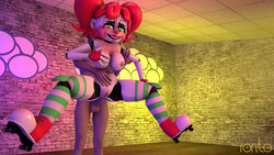 3d anal baby_(fnafsl) breasts circus_baby circus_baby_(fnaf) five_nights_at_freddy's green_eyes large_penis penetration penis pussy red_hair ronto security security_guard so87baby straight summer_of_87_baby