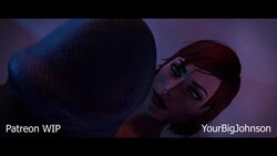 3d animated areolae auburn_hair bigjohnson blue_eyes blue_skin commander_shepard dangling_testicles erection female femshep futa_on_female futanari giantess glass hands_on_penis hanging_balls huge_breasts huge_cock hyper_balls hyper_penis imminent_sex intersex it'll_never_fit large_breasts large_penis larger_futanari liara_t'soni looking_at_penis low_hanging_balls low_hanging_testicles mass_effect nipples no_sound penis_hug pseudo_hair sagging_balls size_difference size_play tentacle_hair video