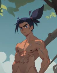 ai_generated league_of_legends male no_genitals yasuo