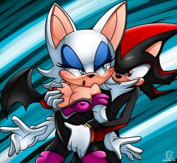 1girls 2008 anthro bat_wings breast_grab erect_nipples from_behind furry gloves green_eyes hand_on_breast hand_on_crotch nancher nipples_visible_through_clothes red_eyes rouge_the_bat shadow_the_hedgehog sonic_(series) sonic_the_hedgehog_(series)