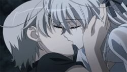 1boy animated female incest kasugano_haruka kasugano_sora kiss male twincest twins yosuga_no_sora