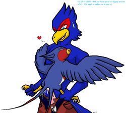 anthro crossover falco_lombardi male/ambiguous nintendo pokemon star_fox swellow