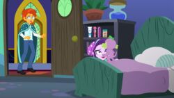 friendship_is_magic my_little_pony smooth_skin spike_(mlp) starlight_glimmer sunburst