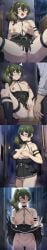 ai_generated blush blushing breasts_out caught_masturbating consenting_female covering_breasts exposed_breasts exposed_pussy fingering_self frieren_beyond_journey's_end green_hair_female groping_own_breast lifting_own_skirt lifting_skirt light-skinned_female masturbating medium_boobs medium_breasts medium_tits no_panties_under_skirt peace_sign ponytail_(hair) showing_off_breasts showing_off_pussy smiling sousou_no_frieren top_down ubel_(sousou_no_frieren) wanting_sex