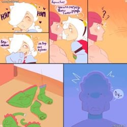 brawl_stars colette_(brawl_stars) colt_(brawl_stars) comic comics dialogue oimaginacion pubbred russian_text text translated