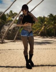 1girls 2021 3d 3d_artwork 3d_model 6_pack abs basic_background beach beach_background black_lagoon boots brown_hair brown_hair_female btsvflo89 clothed clothed_female clothing commission commission_art female female_abs female_focus female_human female_only looking_at_self looking_down looking_down_at_self muscle muscle_mommy muscle_tone muscles muscular muscular_abs muscular_arms muscular_female muscular_legs muscular_thighs page_1 pgandara ponytail ponytail_(hair) ponytail_female ponytail_hair revy revy_(black_lagoon) sexy sexy_body sexy_female solo solo_female solo_focus story story_at_source story_in_description tagme tall tall_female taller_female taller_girl tattoo tattoo_on_arm tattooed_arm tattoos transformation unbuttoned unbuttoned_bottomwear unbuttoned_shorts voluptuous voluptuous_body voluptuous_female