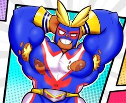 abs all_might all_might_(cosplay) armpit_fetish armpit_hair armpits bara biceps big_chest big_pecs bodybuilder brawl_stars buff chest chunky chunky_thighs el_primo_(brawl_stars) flexing flexing_muscles gay grin grinning grinning_at_viewer hero hero_outfit_(mha) huge huge_chest huge_man huge_pecs huge_thighs muscles muscular my_hero_academia pecs tan tan_body tan_skin tanned tanned_skin thick_thighs thighs thighs_bigger_than_head xtra0182 yaoi