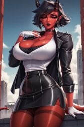 1girls ai_generated animated ass civitai curvy curvy_body curvy_female curvy_figure curvy_hips curvy_thighs female female_focus female_only helluva_boss kirillai millie_(helluva_boss) red_skin solo solo_female solo_focus tagme thick thick_ass thick_hips thick_legs thick_thighs video