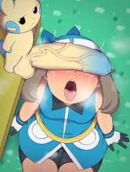 aroused cock_hungry cock_shock confusedsabron feral imminent_sex may_(pokemon) minun month_of_may_(silenttandem) panting penis_awe pokemon pokemon_(species) pokemon_rse sapphire_birch_(pokemon) small_but_hung sweating veiny_penis