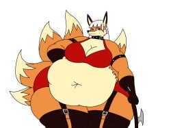 dungeon_fighter_online fox mizz-britt obese obese_anthro obese_female