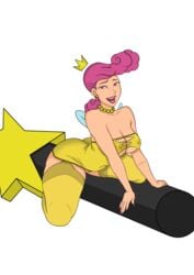 big_breasts color colored_by_op edit edited female female_only nickelodeon riding straight_hair tagme the_fairly_oddparents wanda