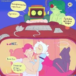 brawl_stars colette_(brawl_stars) colt_(brawl_stars) comic comics dialogue oimaginacion pubbred russian_text text translated