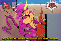 ahegao anal anal_penetration anthro appliance bacon_sama barely_visible_genitalia barely_visible_penis big_butt blush bodily_fluids bottomwear bulge butt chameleon clothing cum daydream detailed_bulge dialogue drooling duo echidna ejaculation espio_the_chameleon eyes_closed facial_hair flip_flops footwear gay gay_male genital_fluids genital_piercing genitals goatee hand_on_butt heart_symbol hi_res image_bubble kneeling knuckles_the_echidna larger_male laundry_machine lizard looking_pleasured male male/male mammal moan monotreme motion_lines muscular muscular_male musk open_mouth penetration penis penis_piercing penis_poking_out piercing prince_albert_piercing pubes reptile runny_nose saliva sandals scalie sega shirt shoes shorts size_difference slippers smaller_male sonic_(series) sonic_the_hedgehog_(series) stuck_in_washing_machine sweat sweatdrop tank_top tears text thong thought_bubble tongue tongue_out topwear underwear wardrobe_malfunction washing_machine wristband yaoi