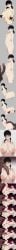 1boy 1girl 1girls alternate_breast_size bangs big_ass big_nipples chainsaw_man cham22 chamchami creampie dark-skinned_male dark_skin fat_ass imminent_sex interracial looking_at_viewer mitaka_asa penis_awe puffy_nipples puffy_pussy semen_in_vagina spread_anus spread_ass spread_legs spreading_ass steaming_body twintails